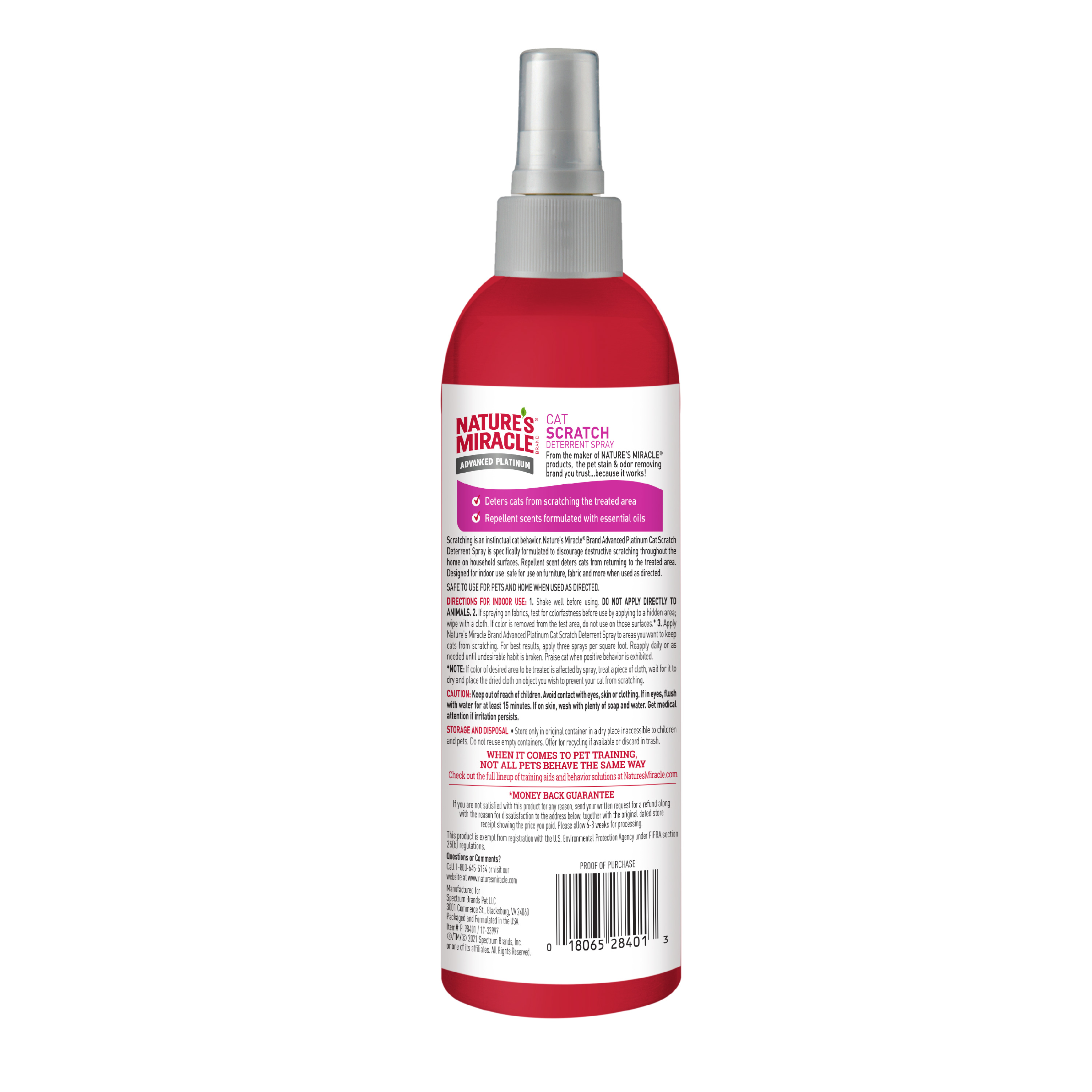 Best cat scratch deterrent spray clearance